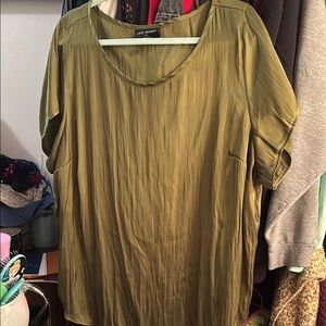 Lane Bryant Olive Green Women's Top